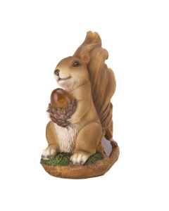 SQUIRREL SOLAR STATUE